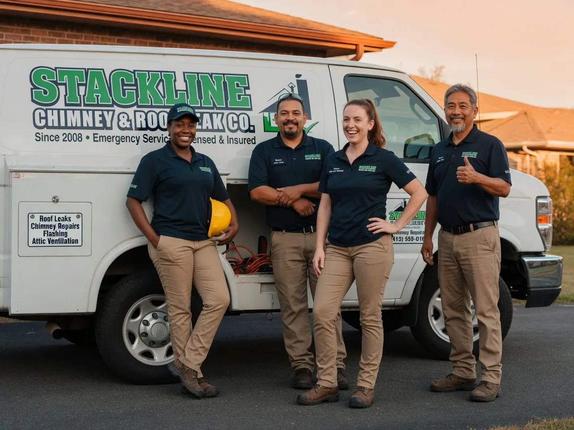 Chimney flashing repair company in Rhodelia, KY